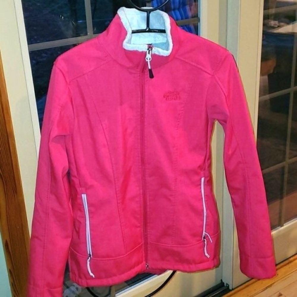 The North Face Embroidered Windfall Line Zippered Pocketed Collared Sz. M Jacket